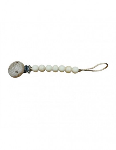 KLEIN ATELIER FOPSPEENKETTING NEW BORN MET KRAAL BEIGE