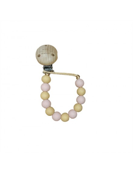 KLEIN ATELIER FOPSPEENKETTING SILICONE  ROZE BEIGE