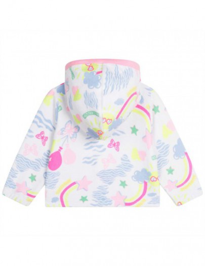 BILLIEBLUSH HOODIE WIT/MULTICOLOR