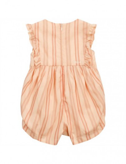 CHLOE PLAYSUIT ROZE GESTREEPT