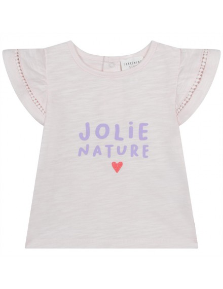 CARREMENT BEAU T-SHIRT ROZE JOLIE NATURE