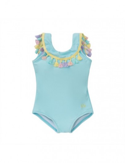 NATINI BADPAK RUFFLE TURQUOISE