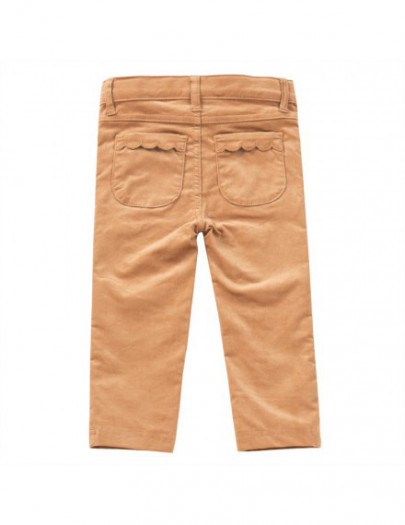 NATINI BROEK FLUWEEL CAMEL