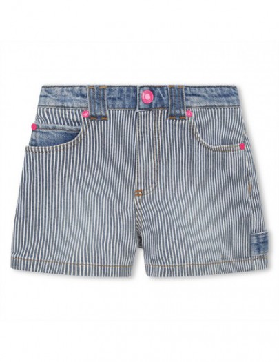 THE MARC JACOBS SHORT JEANS STREPEN ROZE