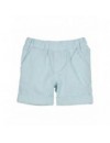 GYMP SHORT AQUA/WIT GESTREEPT