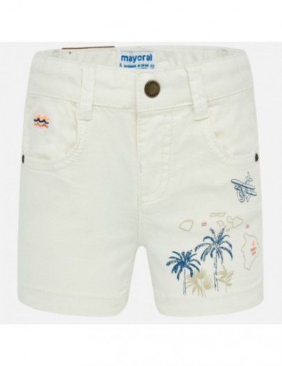 MAYORAL SHORT OFF WHITE PRINT