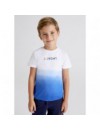 MAYORAL T-SHIRT WIT/ BLAUW SUNDAY