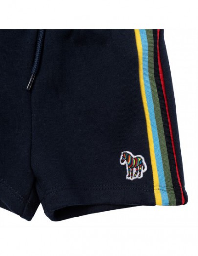 PAUL SMITH SHORT NAVY/ MULTICOLOR ZEBRA