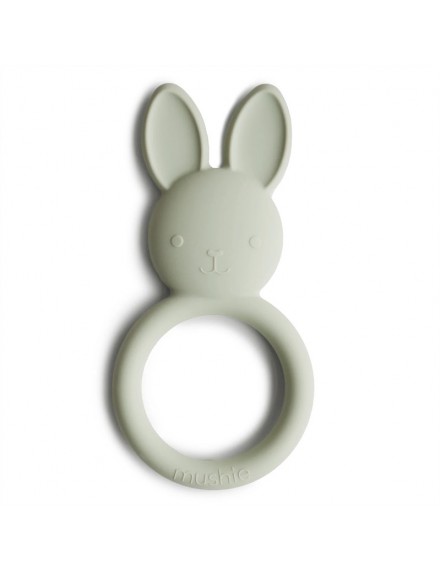 MUSHIE TEETHER BUNNY-SAGE