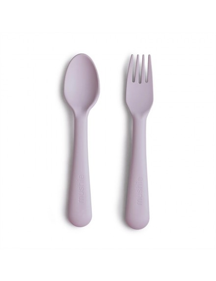 MUSHIE FORK EN SPOON LILAC