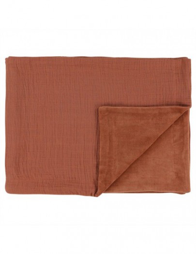 TRIXIE BLISS RUST DEKEN WIEG FLEECE 75X100 CM