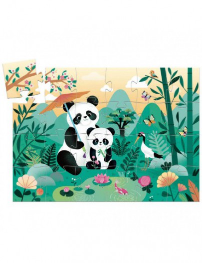 DJECO PUZZEL LEO DE PANDA-24 STUKKEN