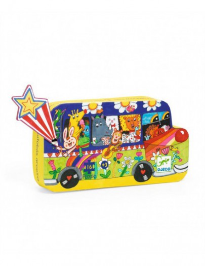 DJECO PUZZEL REGENBOOGBUS 16ST