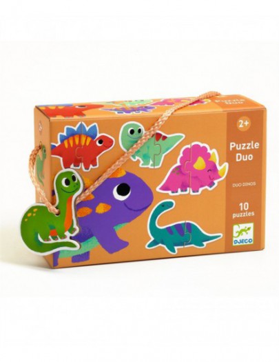 DJECO PUZZEL DUO DINOS