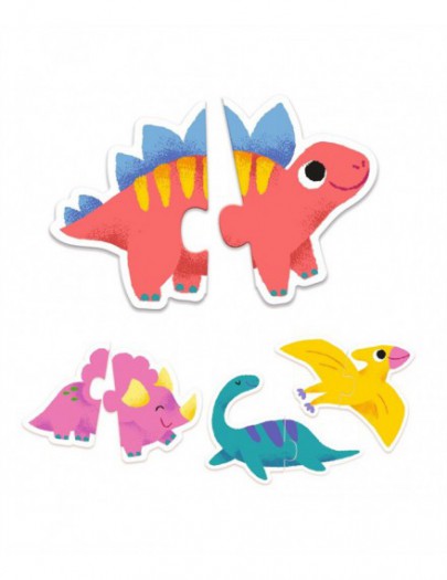 DJECO PUZZEL DUO DINOS