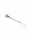 KLEIN ATELIER FOPSPEENKETTING MET NAAM SOFT BLUE