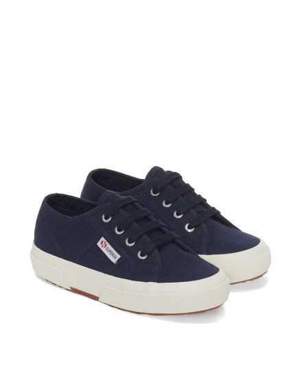 SUPERGA SNEAKER VETERS BLUE NAVY