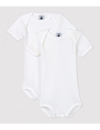 BODY KM ZO 12M WIT 2ST PETIT BATEAU