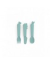 DONE BY DEER KIDDISH CUTLERY SET DEER FRIENDS - BLUE