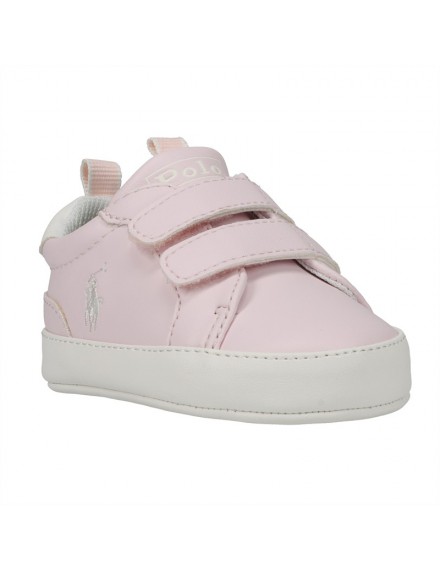 RALPH LAUREN PARKSCHOENTJE LIGHT PINK SMOOTH PAPERWHITE