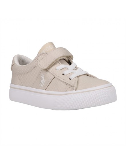 RALPH LAUREN POLO SNEAKERS BEIGE