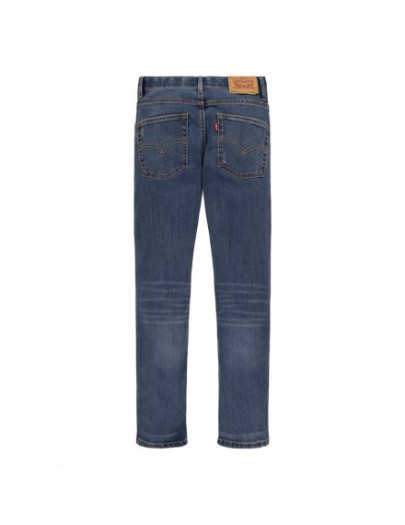 LEVI'S JEANSBROEK SKINNY 510 STRECH MID BLUE ADJUSTABLE WAISTBAND