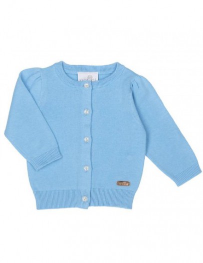 NATINI CARDIGAN FLORY BLUE