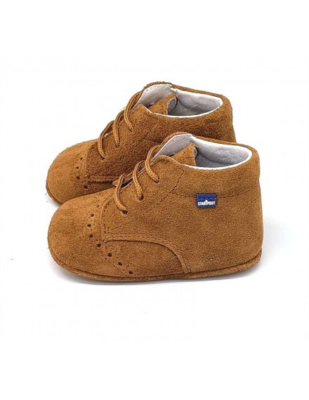 STABIFOOT PARKSCHOEN LOUIS COGNAC SUEDE