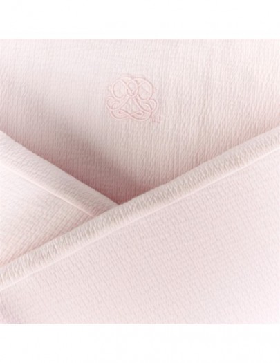 THEOPHILE EN PATACHOU COTTON PINK BEDBESCHERMER 210CM - GEWAFELD H18CM