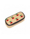 JEUNE PREMIER PENCIL BOX RAFFIA CHERRY