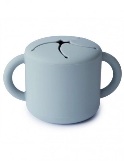 MUSHIE SNACK CUP POWDER BLUE