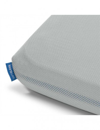 AEROSLEEP FITTED SHEET 60X120CM STONE