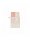 LASSIG SWADDLE & BURP BLANKET ROSE 60X60CM 2 STUKS