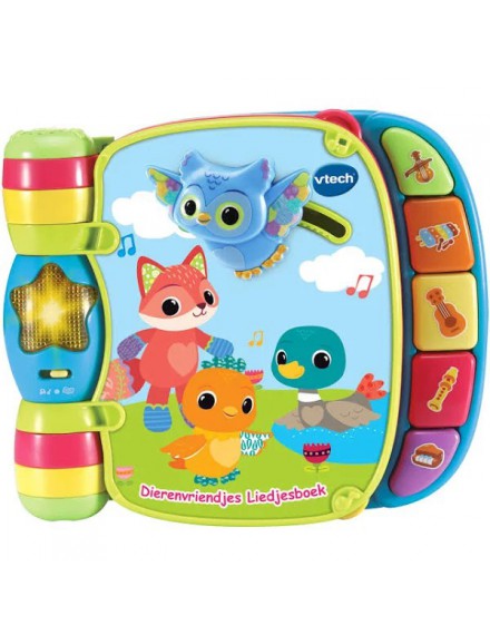 VTECH DIERENVRIENDJES LIEDJESBOEK BLAUW