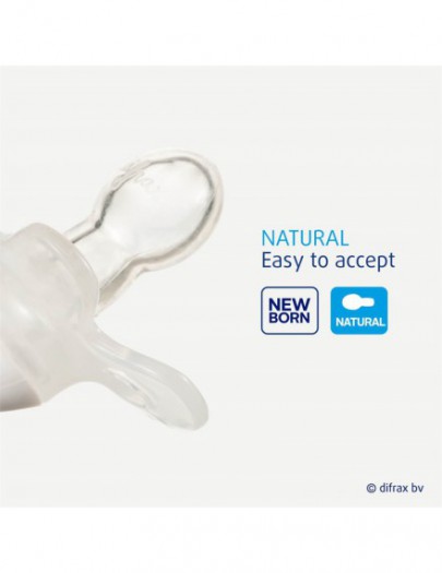 DIFRAX FOPSPEEN NATURAL NEWBORN PURE BLAUW ICE