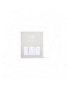 POETREE MUSLIN SQUARE CLOTHS SET OF 3 PIECES WHITE 60X60