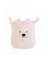 CHILDHOME TEDDY OPBERGMANDJE 40X40X40 CM ECRU