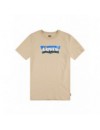 LEVI'S T-SHIRT MET KORTE MOUWEN BEIGE