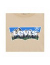 LEVI'S T-SHIRT MET KORTE MOUWEN BEIGE