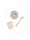 DONE BY DEER FIRST MEAL SET SILICONE BIRDEE SAND