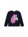 BILLIEBLUSH T-SHIRT MET LANGE MOUWEN UNICORN