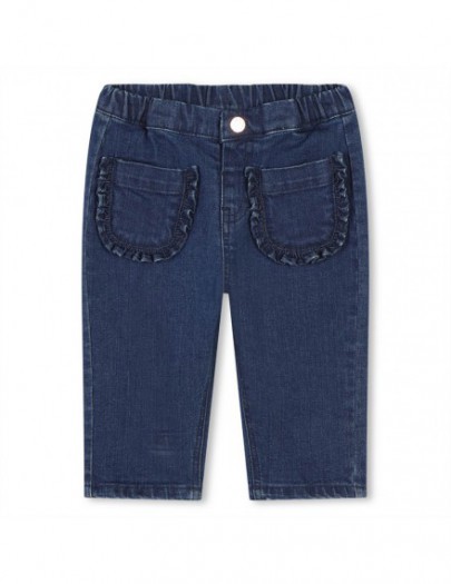 CARREMENT BEAU JEANSBROEK MET ZAKKEN VOORAAN