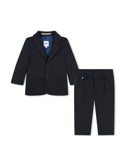 BOSS BLAZER MET BROEK  DONKERBLAUW