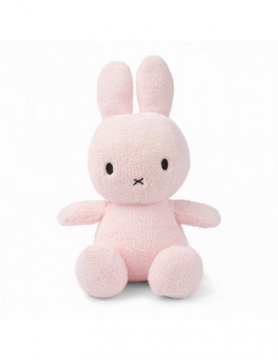 BTTOYS NIJNTJE ZITTEND TERRY LICHT ROZE 23 CM