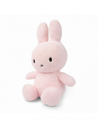 BTTOYS NIJNTJE ZITTEND TERRY LICHT ROZE 23 CM