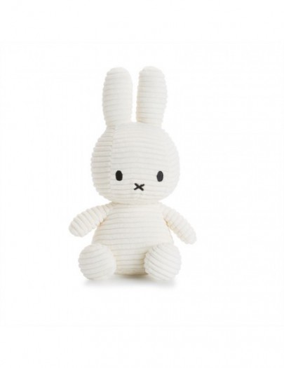 BTTOYS NIJNTJE ZITTEND CORDUROY OFF WHITE 23 CM