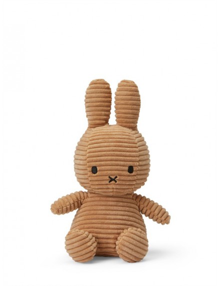 BTTOYS NIJNTJE ZITTEND CORDUROY BEIGE 23CM