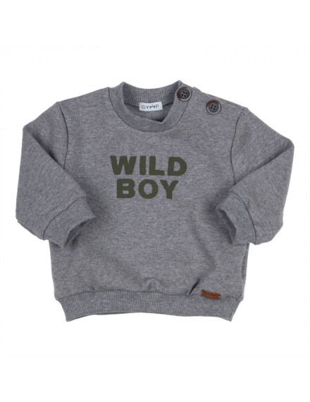 GYMP SWEATER GRIJS WILD BOY