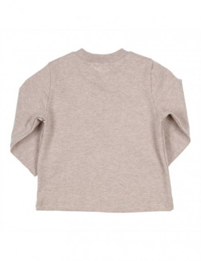 GYMP T-SHIRT MET BORSTZAKJE BEIGE