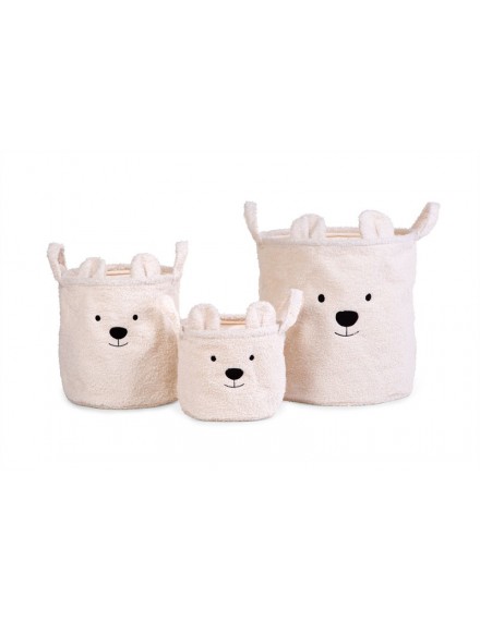 CHILDHOME TEDDY OPBERGMANDJES SET VAN 3